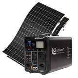 Sunman 200W Flexible Solar and Flexopower 700Wh Portable Power Station Combo
